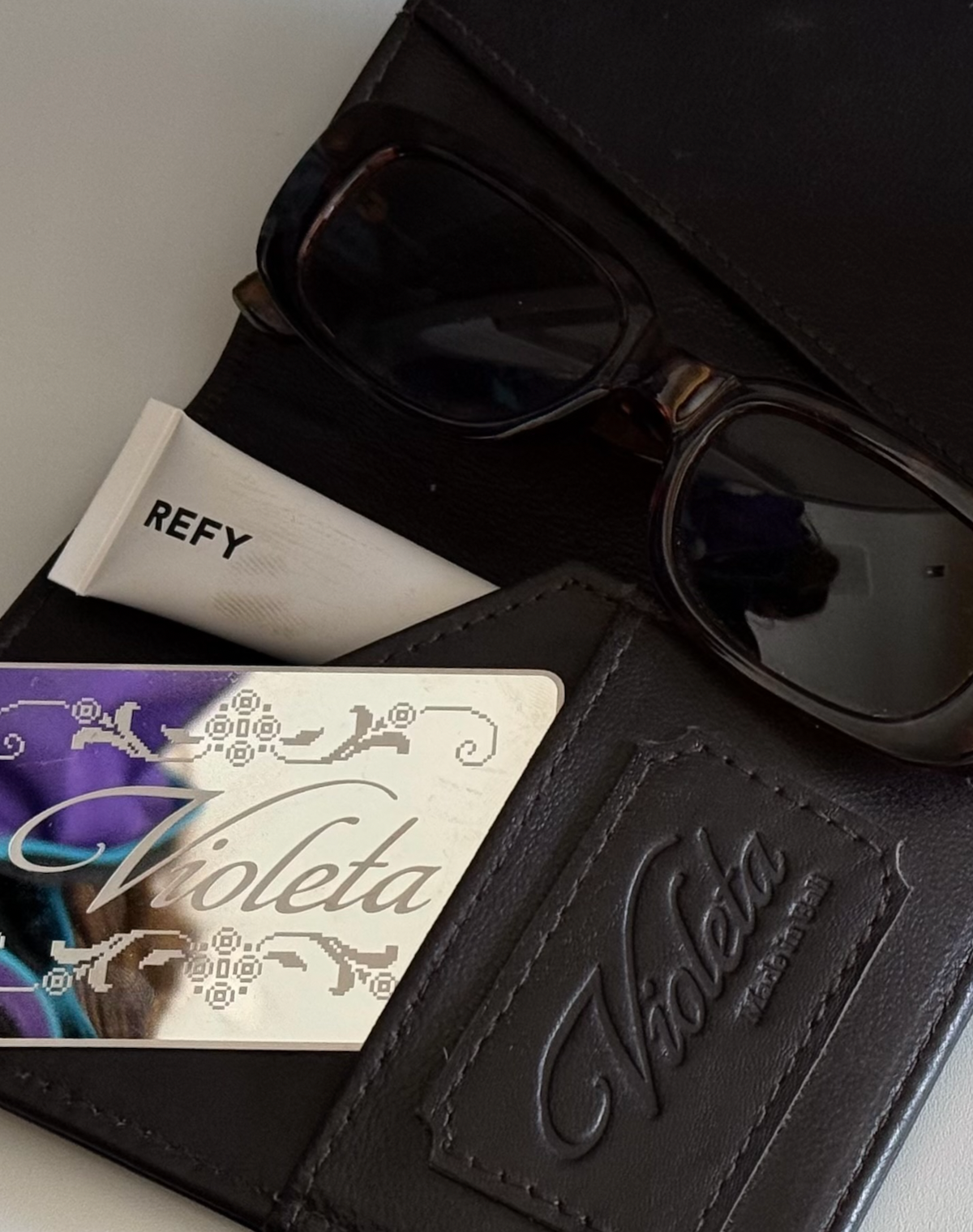 SUDOKU LEATHER PASSPORT CASE